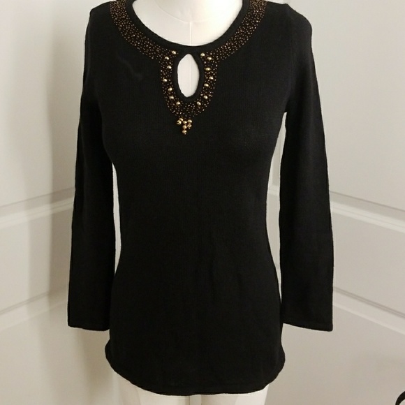 Taylor Marcs Beaded Sweater - Picture 1 of 3